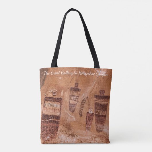 The Great Gallery Horseshoe Canyon Utah Pictograph Tasche (Rückseite)