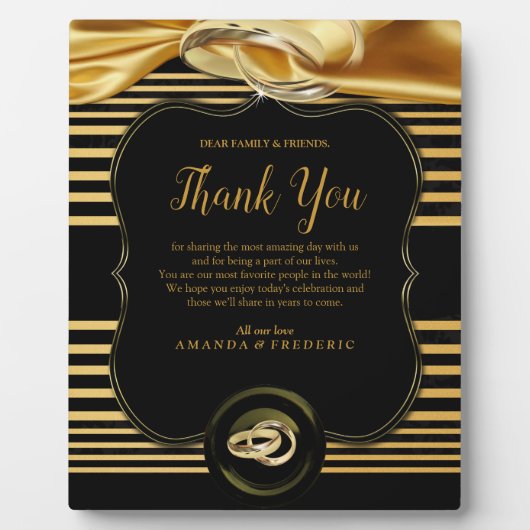 The Great Gatsby Danke Plaque Fotoplatte (Vorderseite)