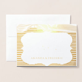 The Great Gatsby in FOIL DANK YOU Wedding Card Folienkarte