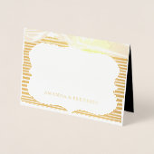 The Great Gatsby in FOIL DANK YOU Wedding Card Folienkarte (Vorderseite)