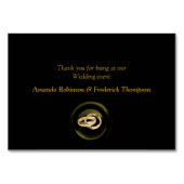 The Great Gatsby Wedding Reservierte Card Tischnummer (Rückseite)