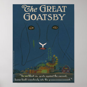 The Great Goatsby Poster (28 cm x 36 cm)