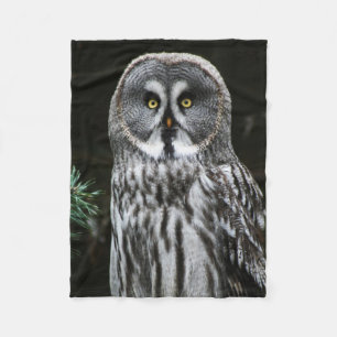The Great Gray Owl Fleecedecke
