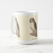 The Great Gray Owl (Strix nebulosa) NY Bird Image Kaffeetasse (Vorderseite Links)