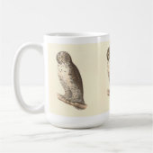 The Great Gray Owl (Strix nebulosa) NY Bird Image Kaffeetasse (Links)