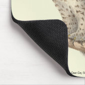 The Great Gray Owl (Strix nebulosa) NY Bird Image Mousepad (Ecke)