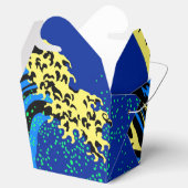 The Great Hokusai Wave in Blue Pop Art Style Geschenkschachtel (Geöffnet)