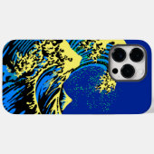 The Great Hokusai Wave in Pop Art Style Case-Mate iPhone Hülle (Rückseite (Horizontal))