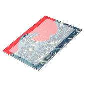 The Great Hokusai Wave in Vibrant Style Notizblock (angewinkelt)
