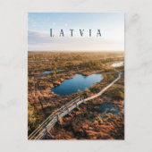 The Great Kemeri Bog Boardwalk, Latvia Postkarte (Vorderseite)