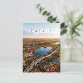 The Great Kemeri Bog Boardwalk, Latvia Postkarte (Stehend Vorderseite)