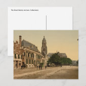 The Great Market, Arnhem, Niederlande Postkarte (Vorne/Hinten)