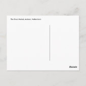 The Great Market, Arnhem, Niederlande Postkarte (Rückseite)