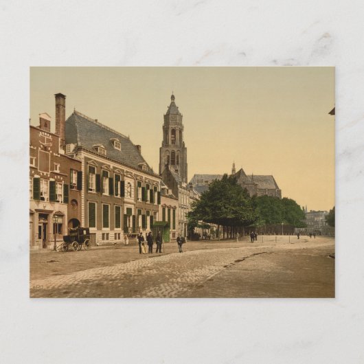 The Great Market, Arnhem, Niederlande Postkarte (Vorderseite)