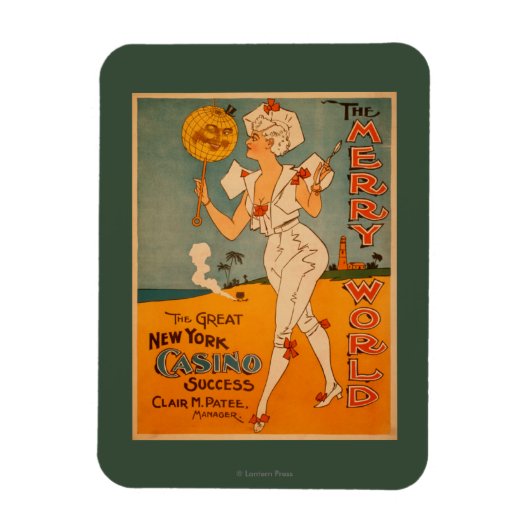 The Great New York Casino Success Theater Magnet (Vertikal)