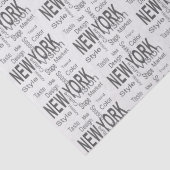 The Great New York City (Typografie) Seidenpapier (Detail)