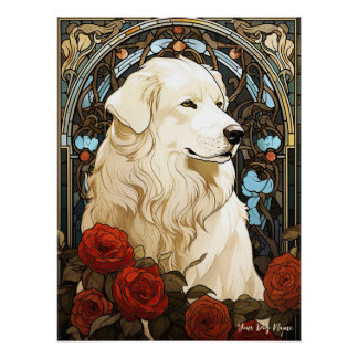 The Great Pyrenäen Dog 001 - Natalia Mucha Poster