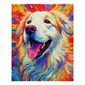 The Great Pyrenees Dog 005 - Zetton Ziana Poster (Vorderseite)