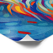 The Great Pyrenees Dog 005 - Zetton Ziana Poster (Ecke)