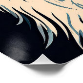 The Great Pyrenees Hund, Red and Black 004 - Ulise Poster (Ecke)