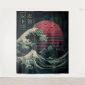 The Great Retro Wave Classic Wandteppich (Vorderseite)