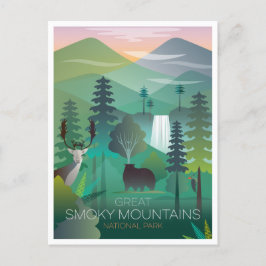 The Great Smoky Mountains National Park Postcard Postkarte
