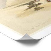 The Great Sphinx and the Pyramids of Giza, from "E Poster (Ecke)