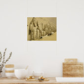 The Great Temple of Abu Simbel, Nubia, from "Egypt Poster (Küche)