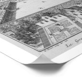 The Great Temple of Vitsliputsli in Mexico City, i Poster (Ecke)