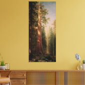 The Great Trees, Mariposa Grove, CA by Bierstadt Leinwanddruck (Insitu (Wohnzimmer))