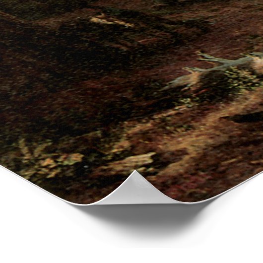 The Great Trees, Mariposa Grove, CA by Bierstadt Poster (Ecke)