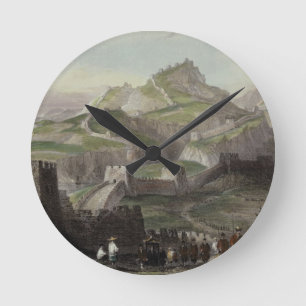 The Great Wall of China, from 'China in a Series o Runde Wanduhr
