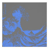 The Great Wave Blue & Gray Poster (Vorderseite)