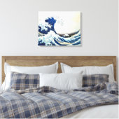"The Great Wave" japanische Malerei von Hokusai Leinwanddruck (Insitu (Schlafzimmer))