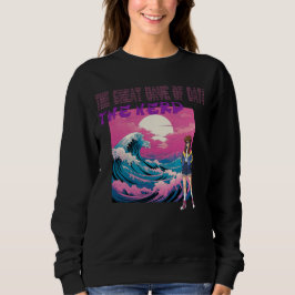 The Great Wave Of Data Sweatshirt