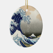 The Great Wave of Kanagawa - Katsushika Hokusai Keramik Ornament (Rechts)