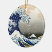 The Great Wave of Kanagawa - Katsushika Hokusai Keramik Ornament (Links)