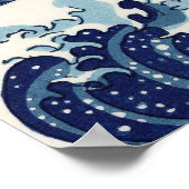 The Great Wave of Kanagawa - Katsushika Hokusai Poster (Ecke)
