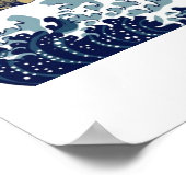 "The Great Wave off Kanagawa" by Hokusai Poster (Ecke)