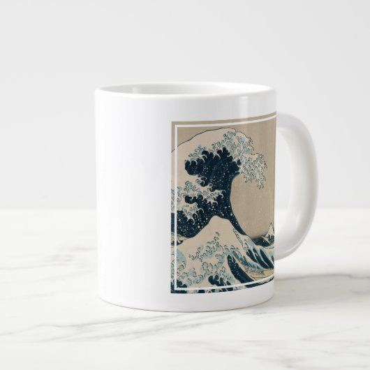 The Great Wave off Kanagawa Jumbo-Tasse (Vorderseite Rechts)