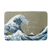 The Great Wave off Kanagawa - Klassische japanisch Badematte (Vorderseite)