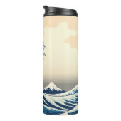 The great wave off kanagawa painting reproduction  thermosbecher (Nach rechts gedreht)