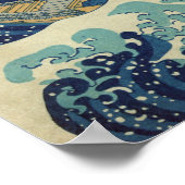 The Great Wave off Kanagawa Poster (Ecke)