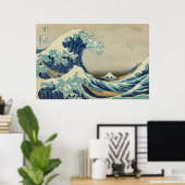 The Great Wave off Kanagawa Poster (Heimbüro)