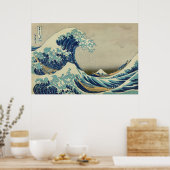 The Great Wave off Kanagawa Poster (Küche)