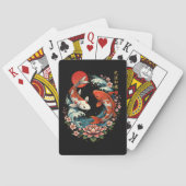 The Great Wave Off Koi Fish  Spielkarten (Rückseite)