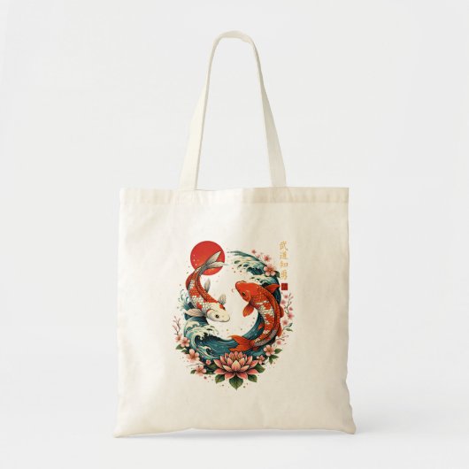 The Great Wave Off Koi Fish Tragetasche (Vorne)