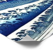 The Great Wave   Poster (Ecke)