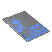 The Great Wave Seafoam Blue & Gray Notizblock (Rechte Seite)