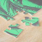 The Great Wave Seafoam Green & Grey Puzzle (Seite)